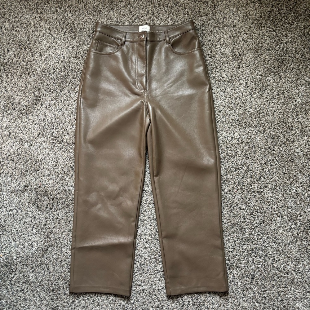 Wilfred Melina Faux Leather Pant Size 8